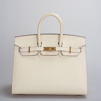 Hermes Birkin 25cm Sellier Bag in Nata Epsom Gold Hardware