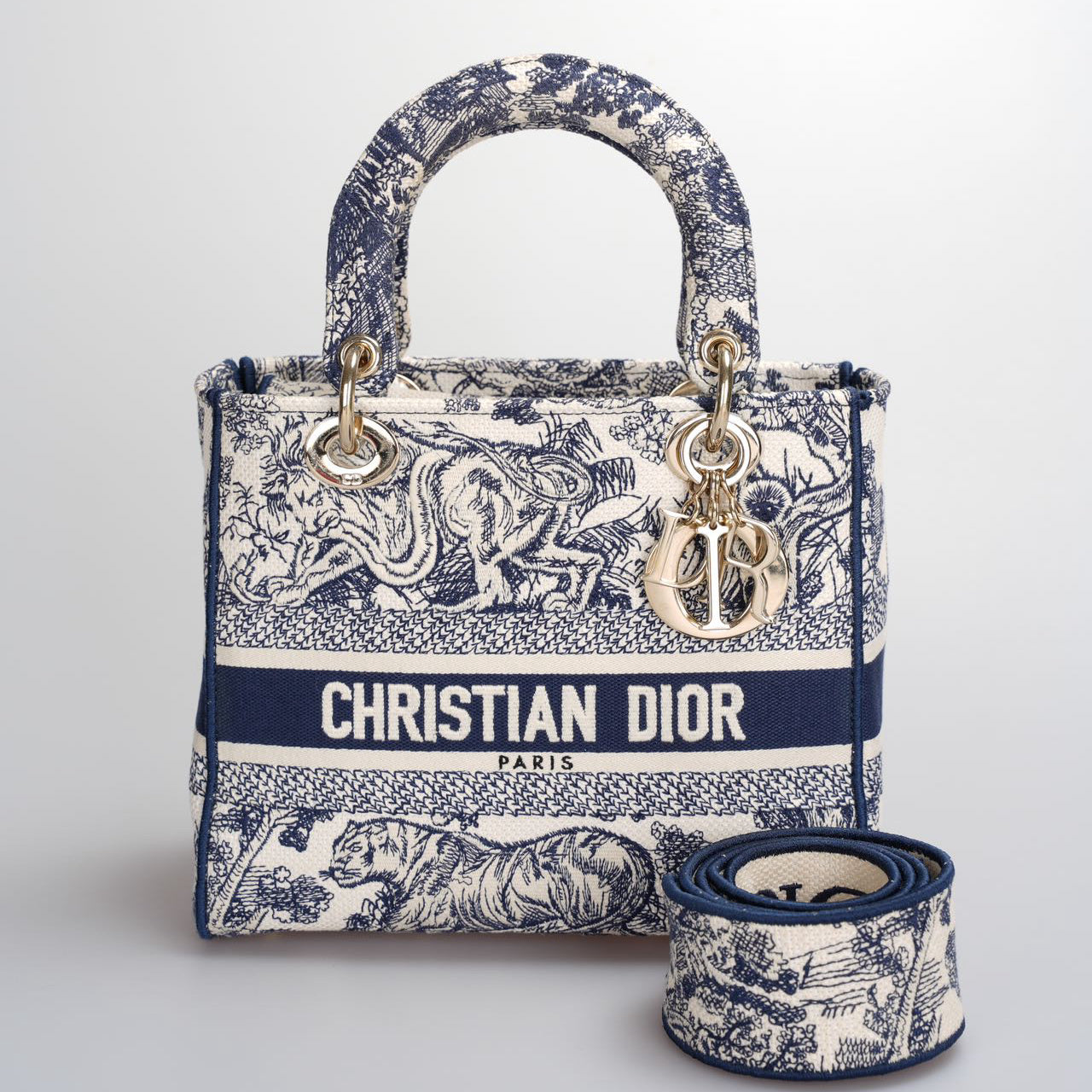 Christian Dior Lady Dior D-Lite Bag Medium