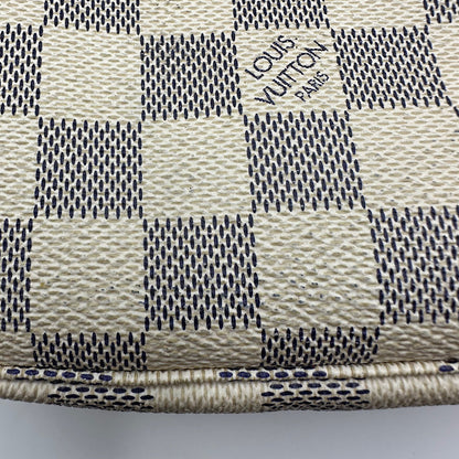 Pochette accessoires mini damier azur