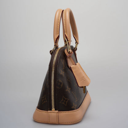 Louis Vuitton Alma BB Monogram Shoulder Bag 2014