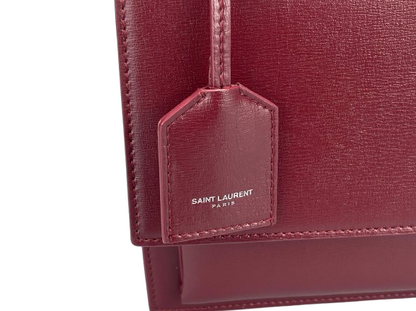 Saint Laurent Sunset bag in Burgundy