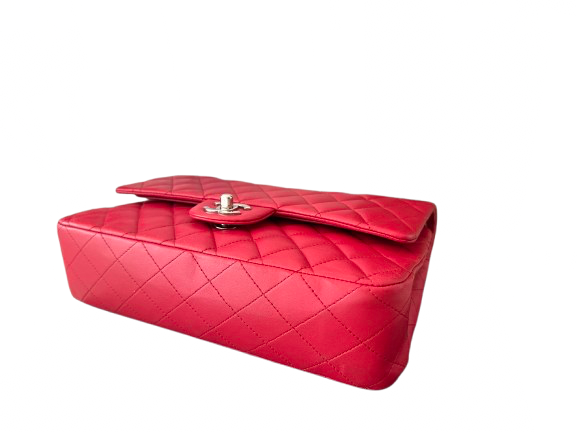 Chanel timeless red Medium Lambskin Flap Bag