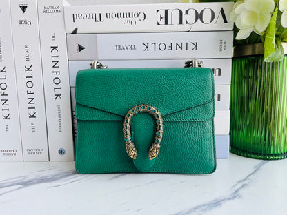 Gucci Dionysus  mini bag in emerald green