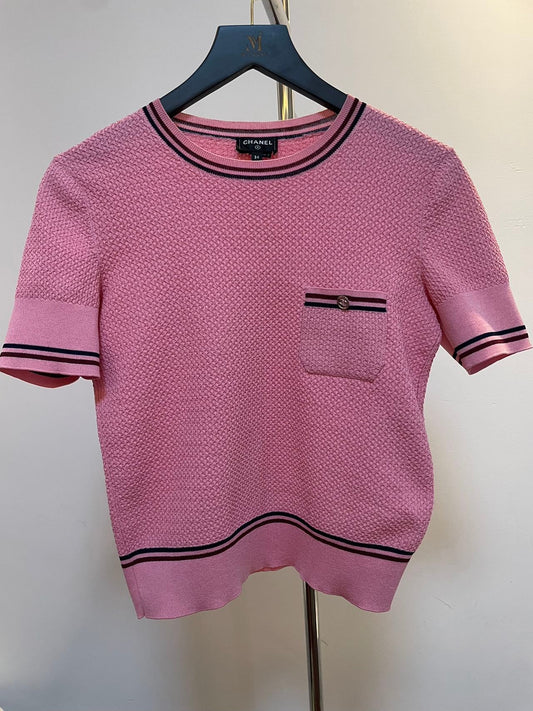 CHANEL 2023 Crew Neck Crop Top 34