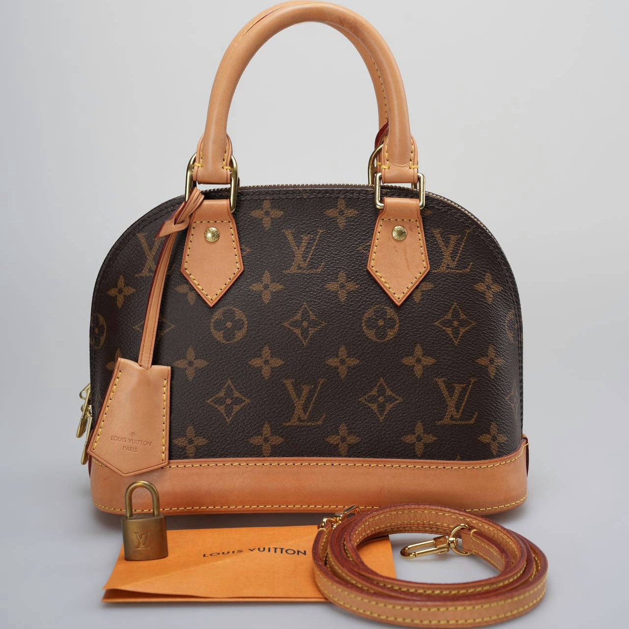 Louis Vuitton Alma BB Monogram Shoulder Bag 2021