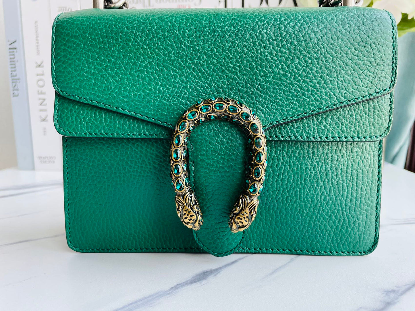 Gucci Dionysus  mini bag in emerald green