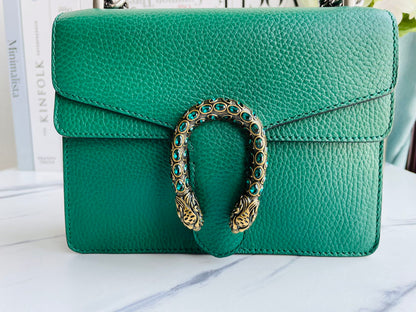 Gucci Dionysus  mini bag in emerald green