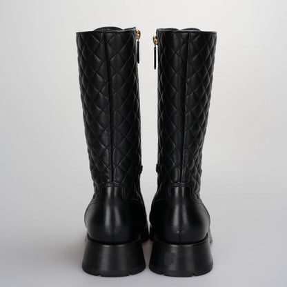 Chanel Interlocking CC Logo Moto Boots size 39 from 2022