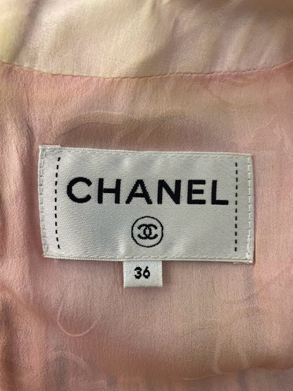 Chanel Multi-Color Tweed Dress FR 36