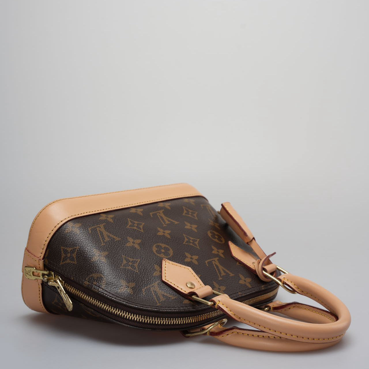 Louis Vuitton Alma BB Monogram Shoulder Bag 2014