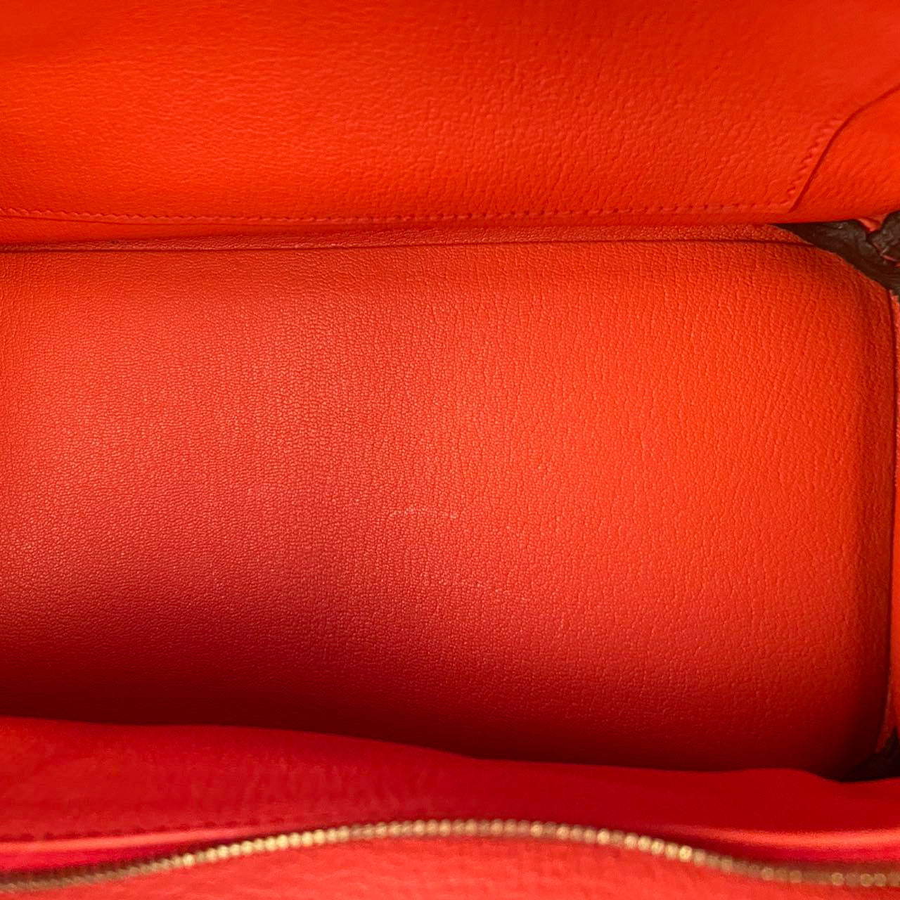 Hermes Birkin 30 Handbag in Orange Togo Leather with Gold Hardware