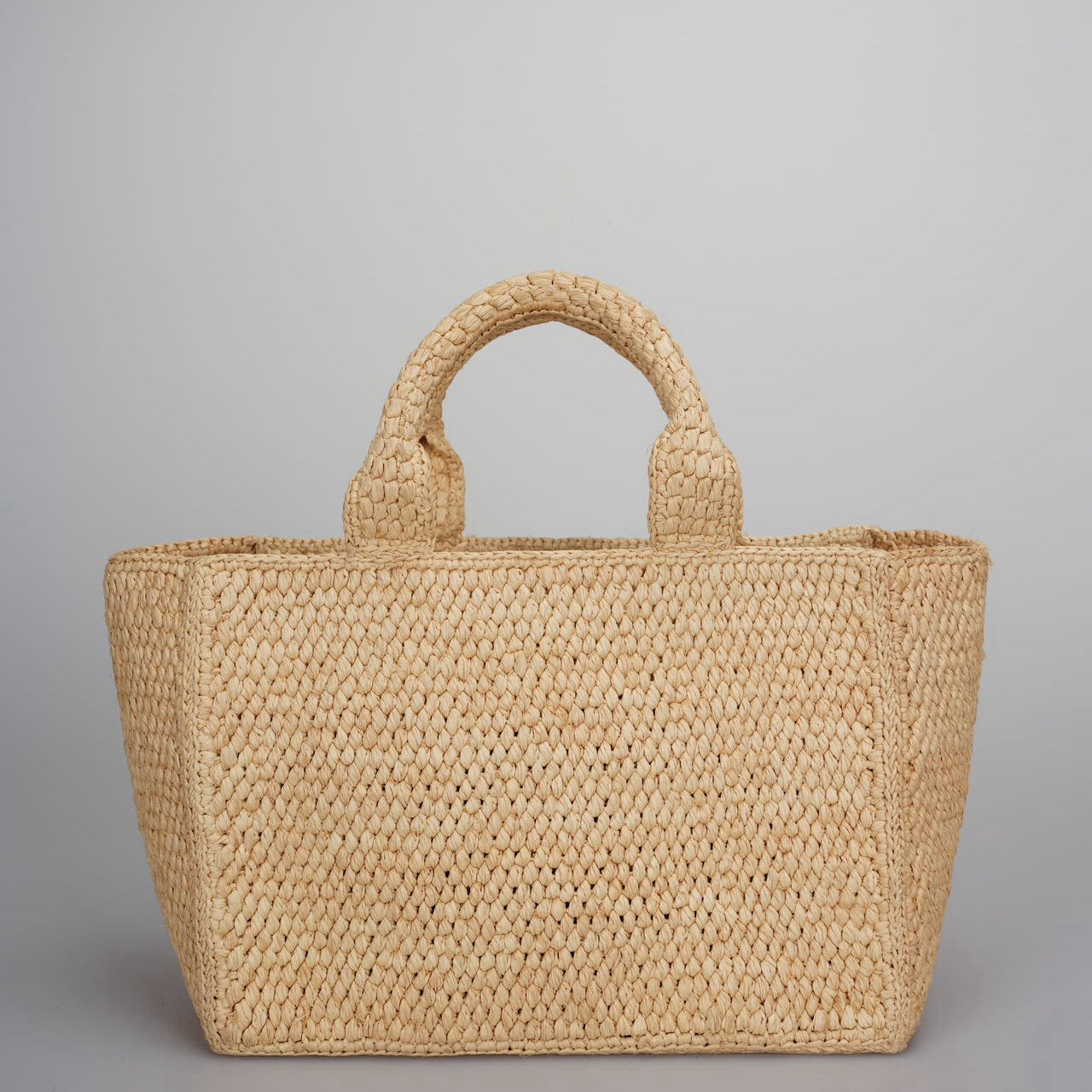 Celine Small Cabas Thais in Raffia and Calfskin