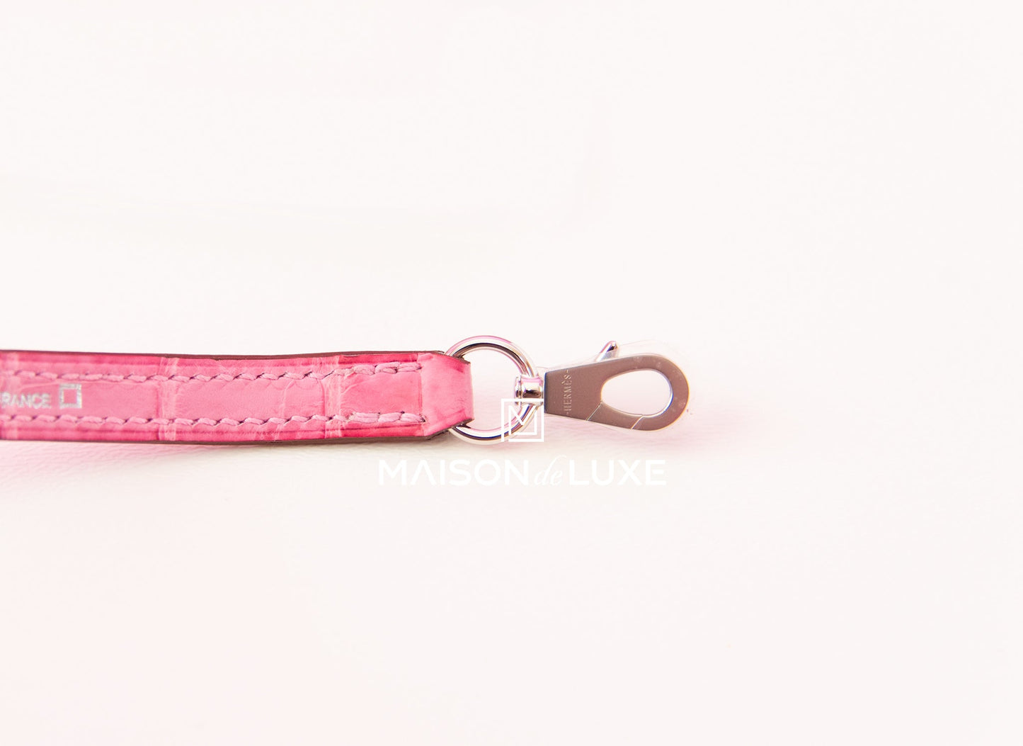 Hermes Mini Kelly II 20 5P Bubblegum Pink Matte Alligator