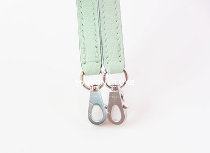 Hermes Mini Kelly II 20 Vert Fizz Chevre Palladium Hardware