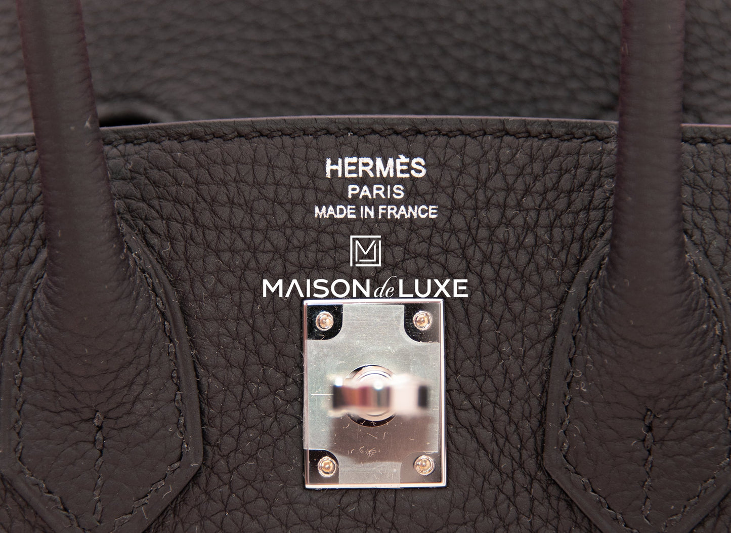 Hermes Birkin 25 Black Togo Palladium Hardware