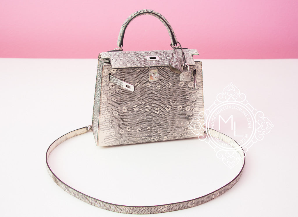 Hermes Ombre Lizard Sellier Kelly 25 Handbag