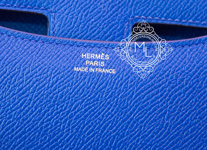 Hermes Constance Mini 18 Blue Electrique Epsom Handbag