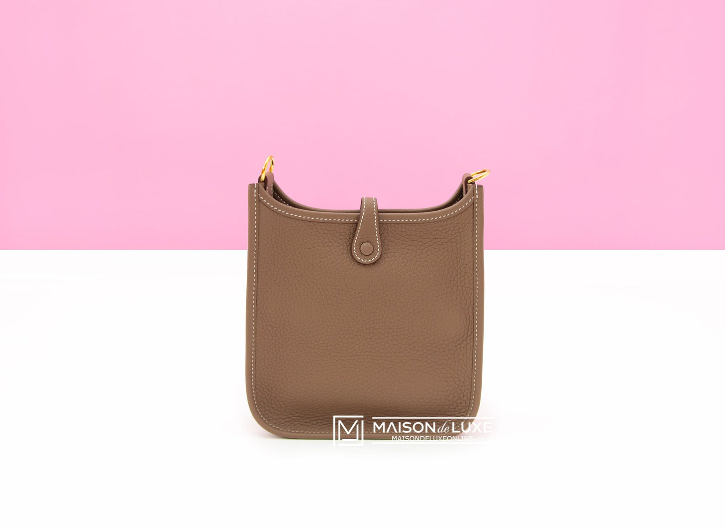 Hermes Etoupe Mini TPM Evelyne Messenger Bag