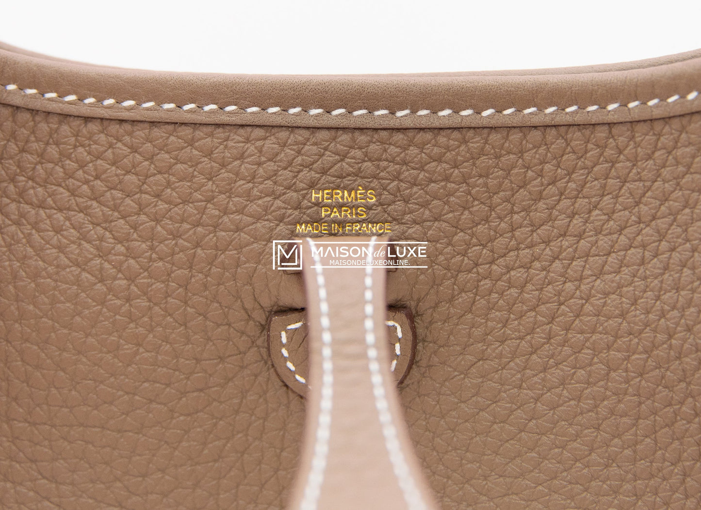 Hermes Etoupe Mini TPM Evelyne Messenger Bag