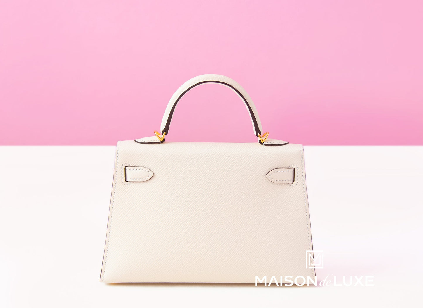 Hermes Mini Kelly II 20 Nata Epsom Gold Hardware