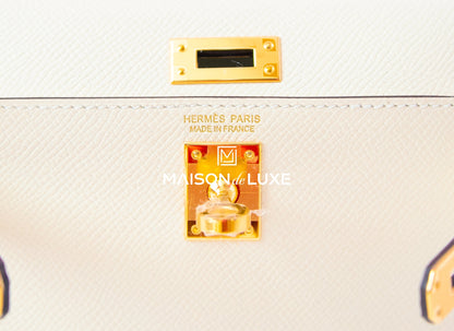 Hermes Mini Kelly II 20 Nata Epsom Gold Hardware