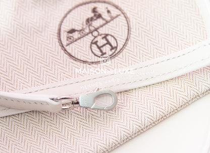 Hermes Blanc White Picnic Mini Kelly Handbag