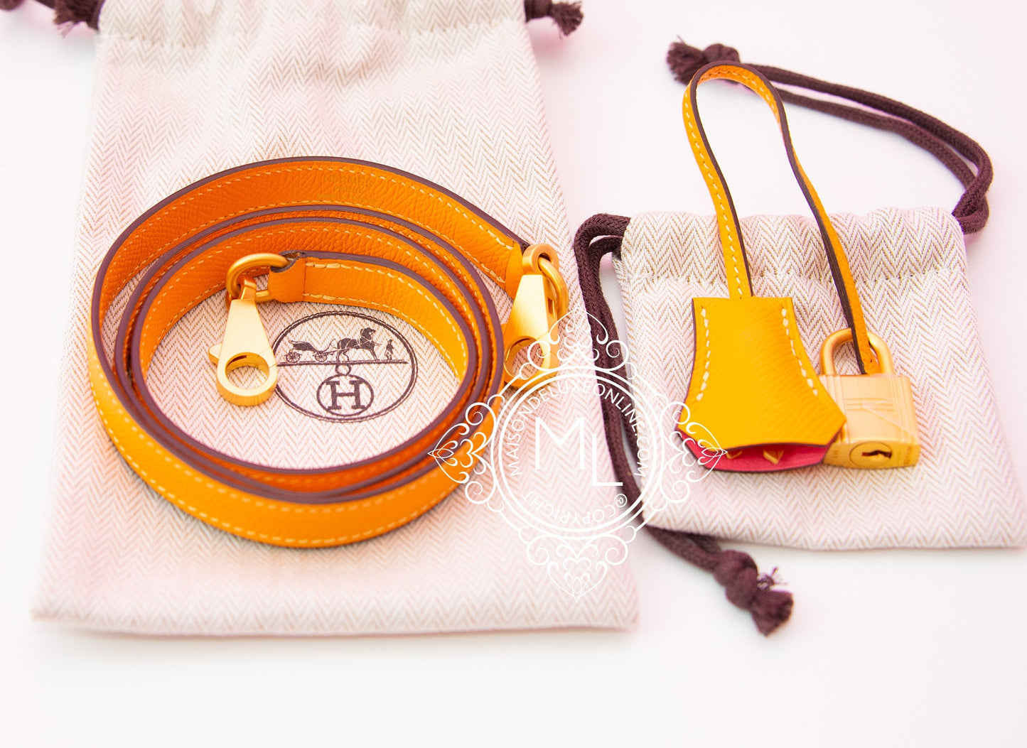 Hermes Rose Azalee + Jaune d'Or HSS Sellier Epsom Kelly 25 Handbag