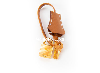 Hermes Gold Sellier Epsom Kelly 28 Handbag