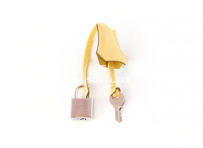 Hermes Jaune Poussin Sellier Epsom Kelly 25 Handbag