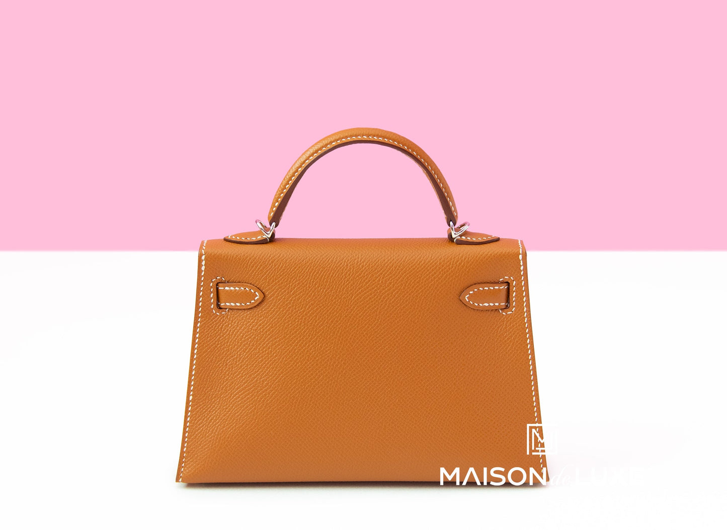 Hermes Mini Kelly II 20 Gold Epsom Palladium Hardware