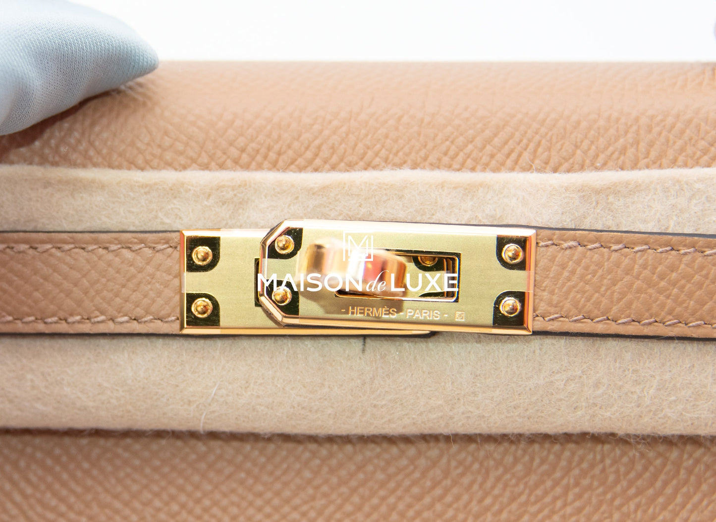 Hermes Mini Kelly II 20 Chai Epsom Gold Hardware