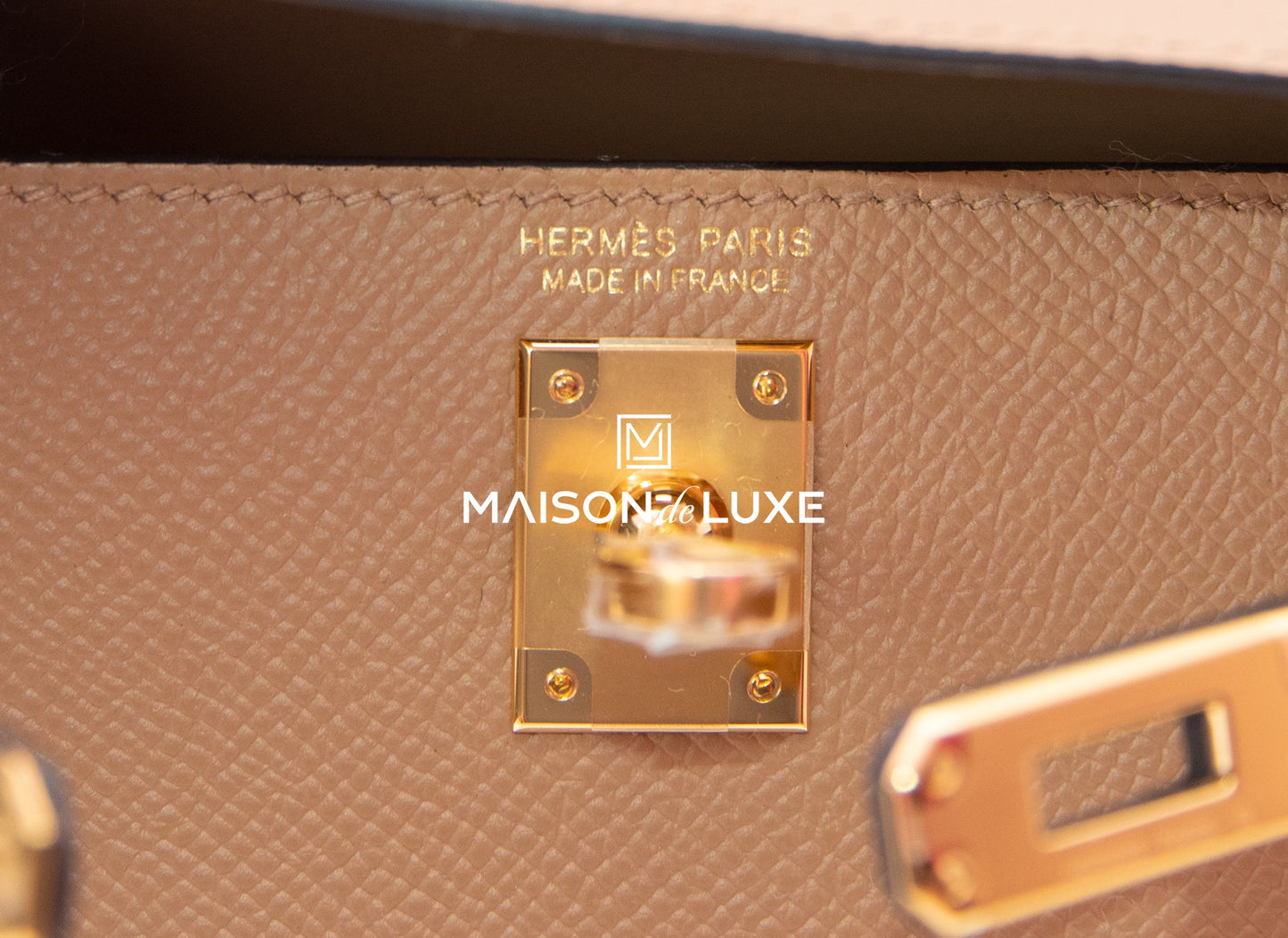 Hermes Mini Kelly II 20 Chai Epsom Gold Hardware