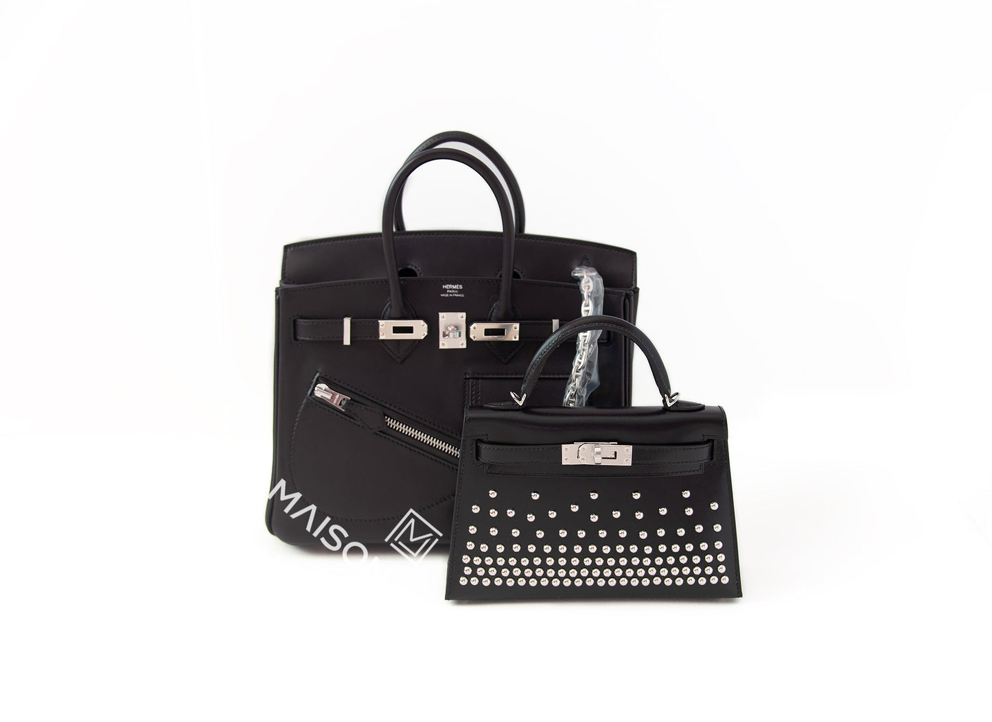 Hermes Rock Birkin 25 Black Volupto