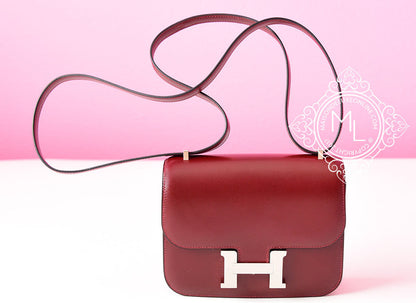 Hermes Rouge H Red Box Constance Mini 18/19 Handbag