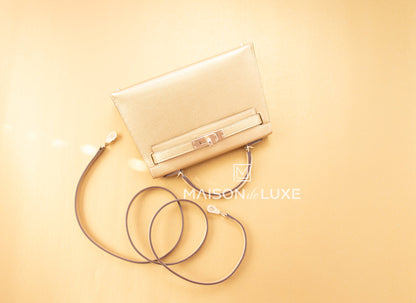 Hermes Mini Kelly II 20 Metallic Doré Chamkilight Chèvre