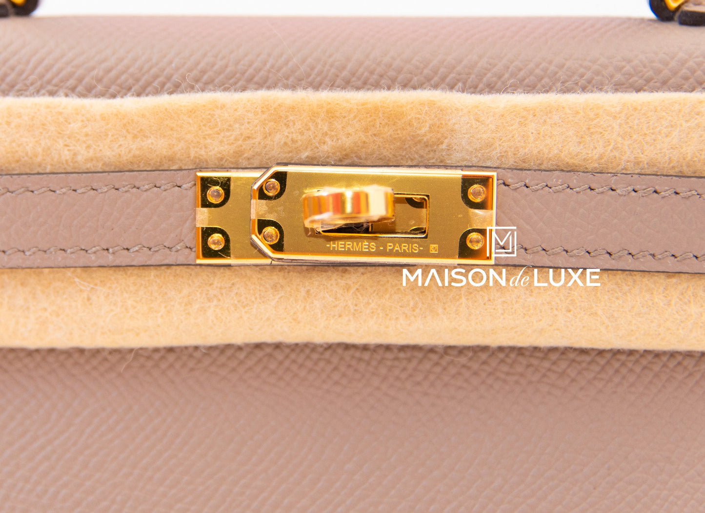 Hermes Mini Kelly II 20 Gris Asphalte Epsom Gold Hardware