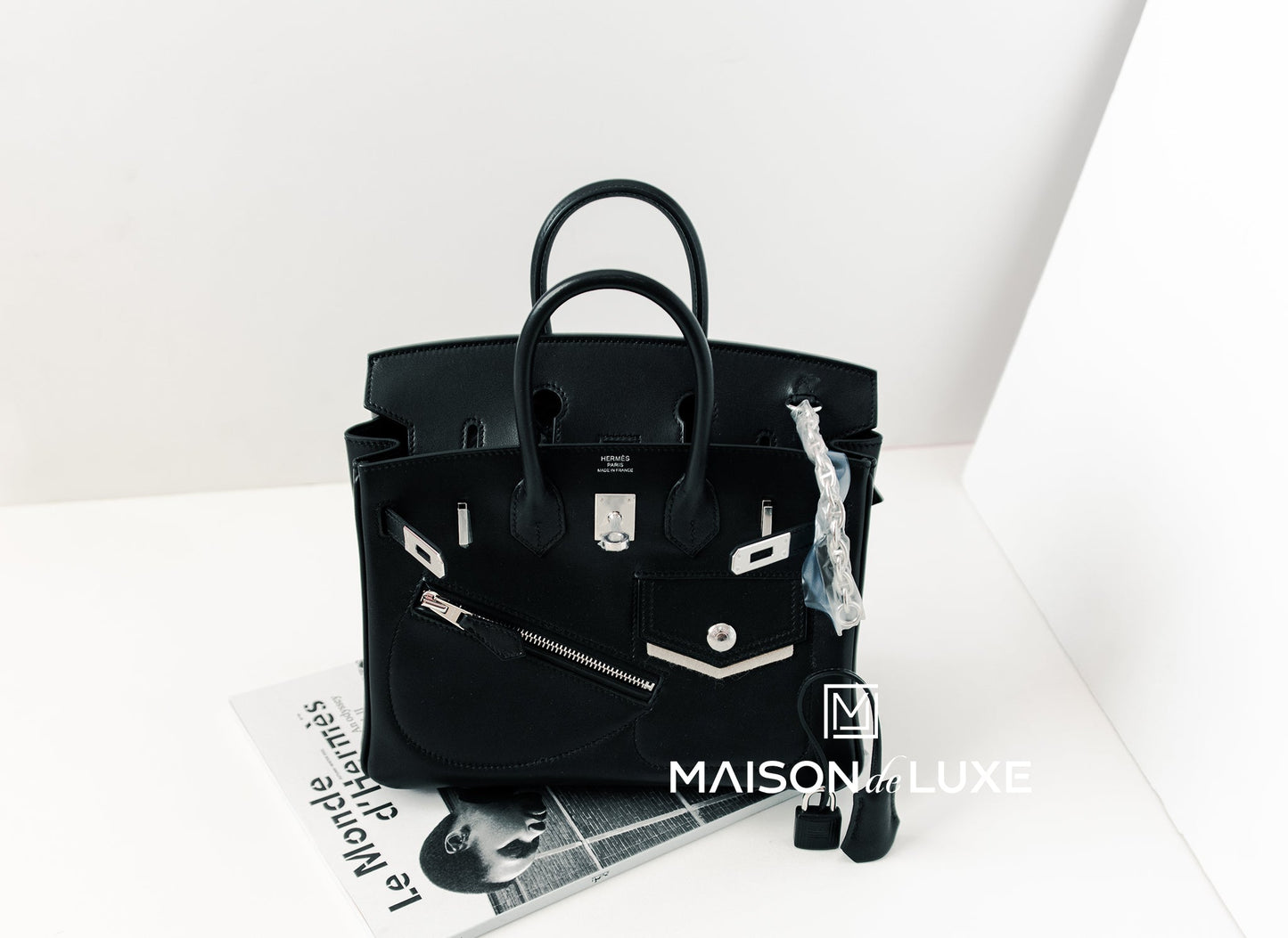 Hermes Rock Birkin 25 Black Volupto