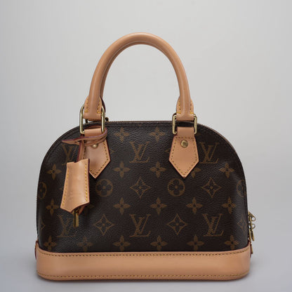 Louis Vuitton Alma BB Monogram Shoulder Bag 2014