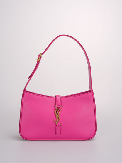 Saint Laurent 5 a 7 Fuchsia Hobo Bag