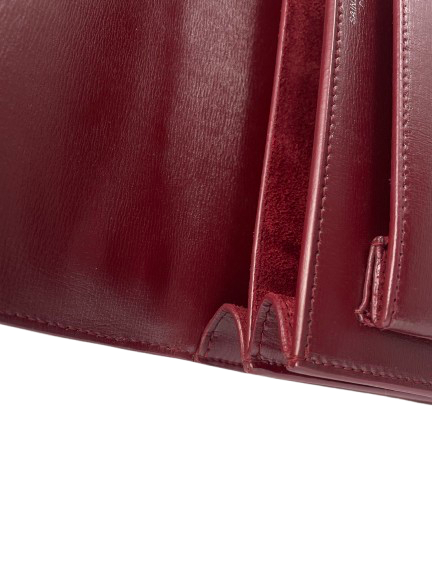 Saint Laurent Sunset bag in Burgundy