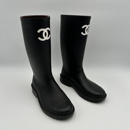 Bottes de pluie noir T.36.5