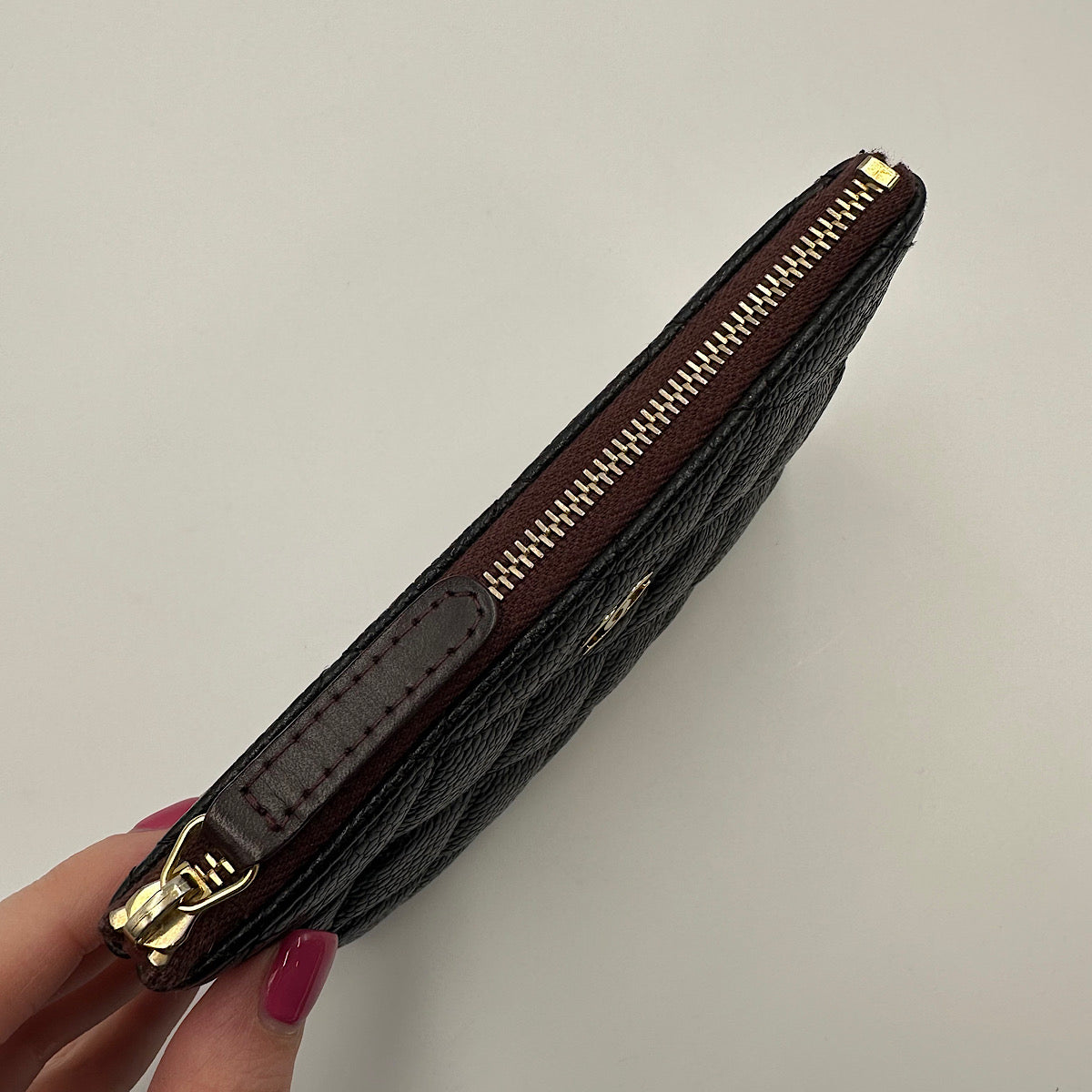 Mini pochette Classique caviar