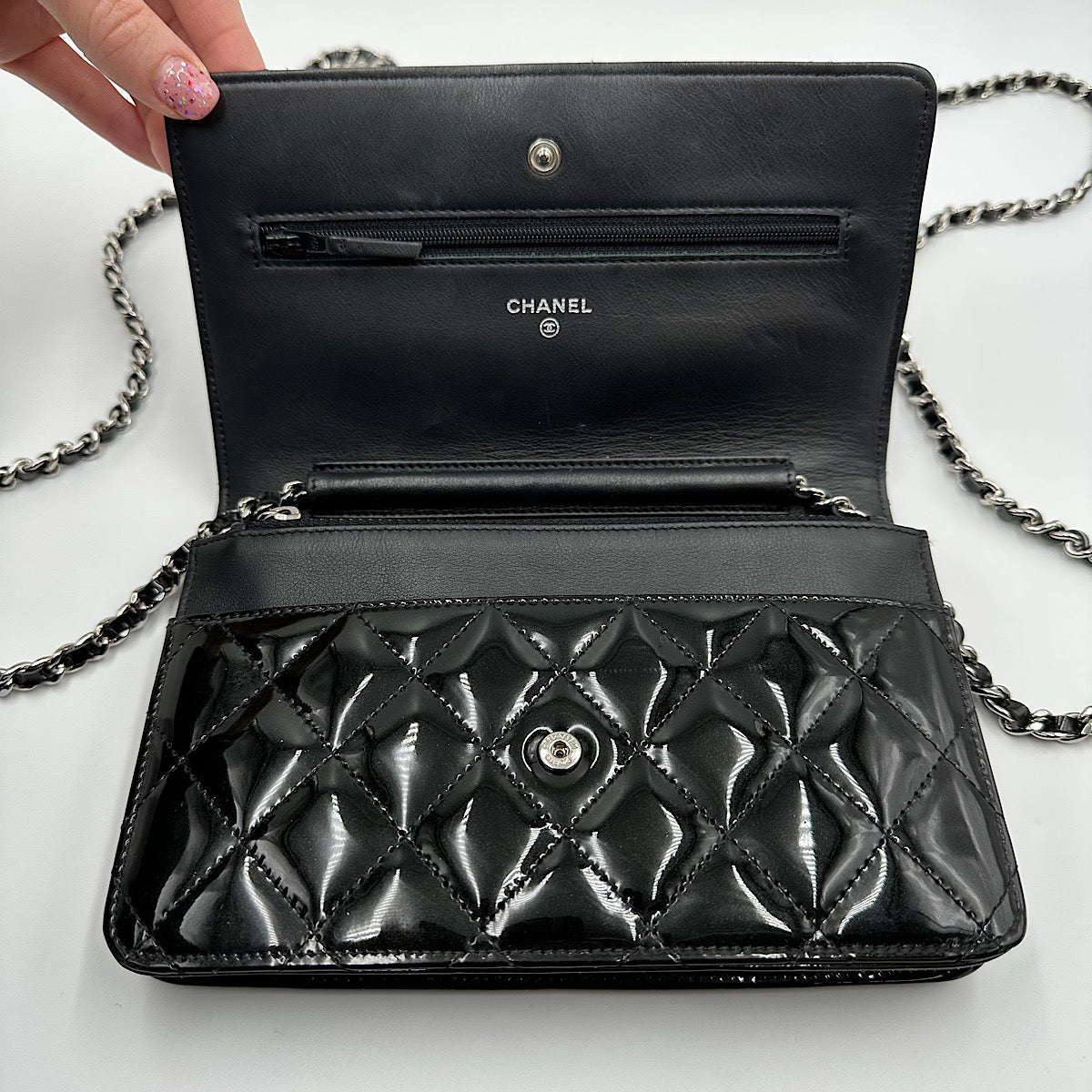 Wallet on chain classique noir