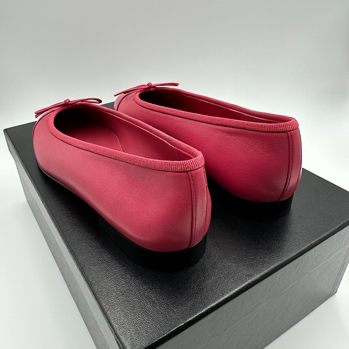 Ballerines classiques agneau rose