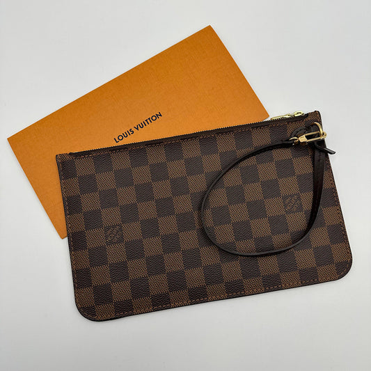 Pochette Neverfull damier ébène